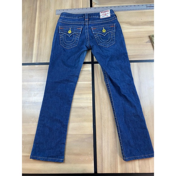 True Religion Womens Joey Super T Jeans Dark Wash Bootcut Size 26 Made in USA - Picture 6 of 6